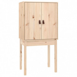 Highboard 60x40x120 cm Massivholz Kiefer