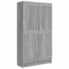 Bücherschrank Grau Sonoma 82,5x30,5x150 cm Holzwerkstoff