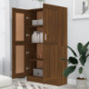 Bücherschrank Braun Eichen-Optik 82,5x30,5x150 cm Holzwerkstoff