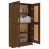 Bücherschrank Braun Eichen-Optik 82,5x30,5x150 cm Holzwerkstoff