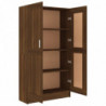 Bücherschrank Braun Eichen-Optik 82,5x30,5x150 cm Holzwerkstoff