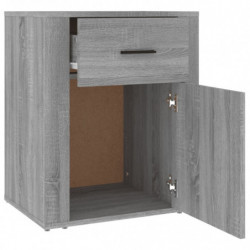 Nachttisch Grau Sonoma 50x36x60 cm Holzwerkstoff