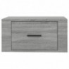 Wand-Nachttische 2 Stk. Grau Sonoma 50x36x25 cm