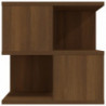 Beistelltisch Braun Eichen-Optik 40x40x40 cm Holzwerkstoff