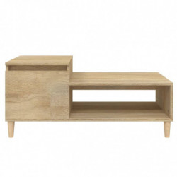 Couchtisch Sonoma-Eiche 100x50x45 cm Holzwerkstoff