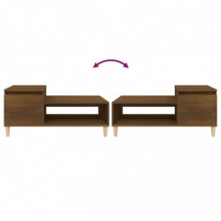 Couchtisch Braun Eichen-Optik 100x50x45 cm Holzwerkstoff