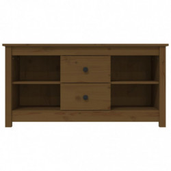 TV-Schrank Honigbraun 103x36,5x52 cm Massivholz Kiefer