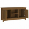 TV-Schrank Honigbraun 103x36,5x52 cm Massivholz Kiefer