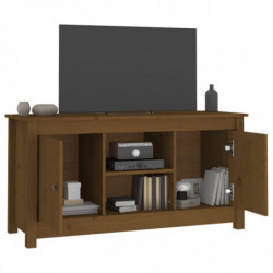 TV-Schrank Honigbraun 103x36,5x52 cm Massivholz Kiefer