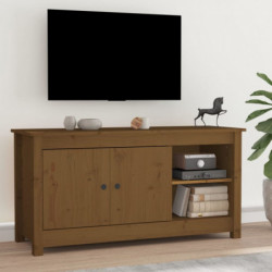 TV-Schrank Honigbraun 103x36,5x52 cm Massivholz Kiefer