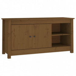 TV-Schrank Honigbraun 103x36,5x52 cm Massivholz Kiefer