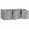 TV-Schrank Grau Sonoma 80x34x30 cm Holzwerkstoff