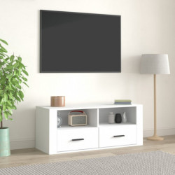 TV-Schrank Weiß 100x35x40 cm Holzwerkstoff