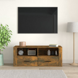 TV-Schrank Räuchereiche 100x35x40 cm Holzwerkstoff