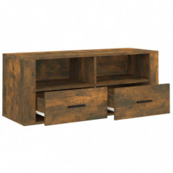 TV-Schrank Räuchereiche 100x35x40 cm Holzwerkstoff