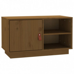 TV-Schrank Honigbraun 70x34x40 cm Massivholz Kiefer