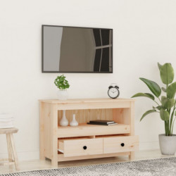 TV-Schrank 79x35x52 cm Massivholz Kiefer