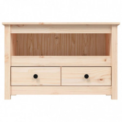 TV-Schrank 79x35x52 cm Massivholz Kiefer