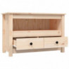 TV-Schrank 79x35x52 cm Massivholz Kiefer