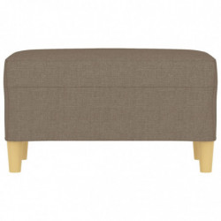 Sitzbank Taupe 70x35x41 cm Stoff