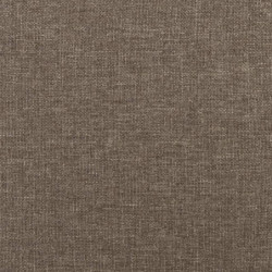 Sitzbank Taupe 70x35x41 cm Stoff