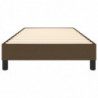 Boxspringbett Dunkelbraun 90x200 cm Stoff