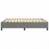 Boxspringbett Dunkelgrau 160x200 cm Stoff