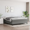 Boxspringbett Dunkelgrau 180x200 cm Stoff