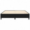 Boxspringbett Schwarz 180x200 cm Stoff