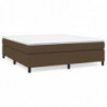 Boxspringbett Dunkelbraun 180x200 cm Stoff