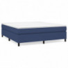 Boxspringbett Blau 180x200 cm Stoff