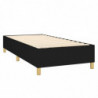 Boxspringbett Schwarz 80x200 cm Stoff