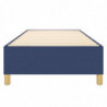 Boxspringbett Blau 80x200 cm Stoff