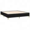 Boxspringbett Schwarz 160x200 cm Stoff