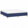 Boxspringbett Blau 180x200 cm Stoff