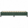 Boxspringbett Dunkelgrün 80x200 cm Samt