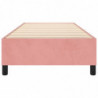 Boxspringbett Rosa 80x200 cm Samt