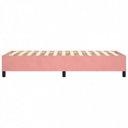 Boxspringbett Rosa 80x200 cm Samt