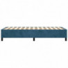 Boxspringbett Dunkelblau 90x190 cm Samt