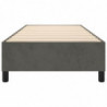 Boxspringbett Dunkelgrau 90x200 cm Samt