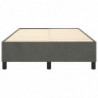 Boxspringbett Dunkelgrau 120x200 cm Samt