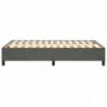 Boxspringbett Dunkelgrau 120x200 cm Samt