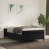 Boxspringbett Schwarz 120x200 cm Samt