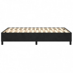 Boxspringbett Schwarz 120x200 cm Samt