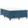 Boxspringbett Dunkelblau 120x200 cm Samt