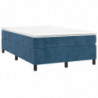 Boxspringbett Dunkelblau 120x200 cm Samt