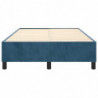 Boxspringbett Dunkelblau 120x200 cm Samt