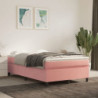 Boxspringbett Rosa 120x200 cm Samt