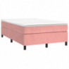 Boxspringbett Rosa 120x200 cm Samt