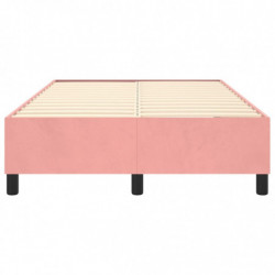 Boxspringbett Rosa 120x200 cm Samt